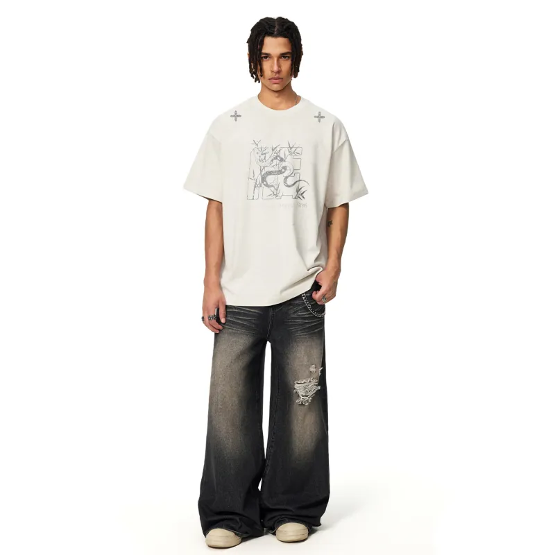ACHS AWAKE Short Sleeved T Shirts Unisex-11