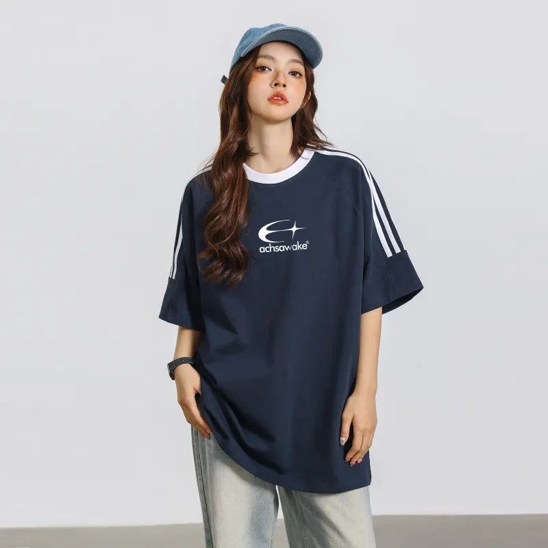 ACHS AWAKE Short Sleeved T Shirts Unisex-20