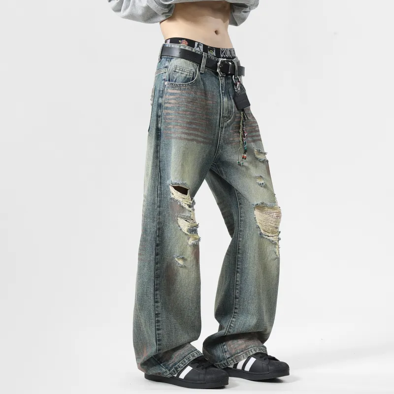 ACHS AWAKE Jeans Unisex Vintage Blue-2