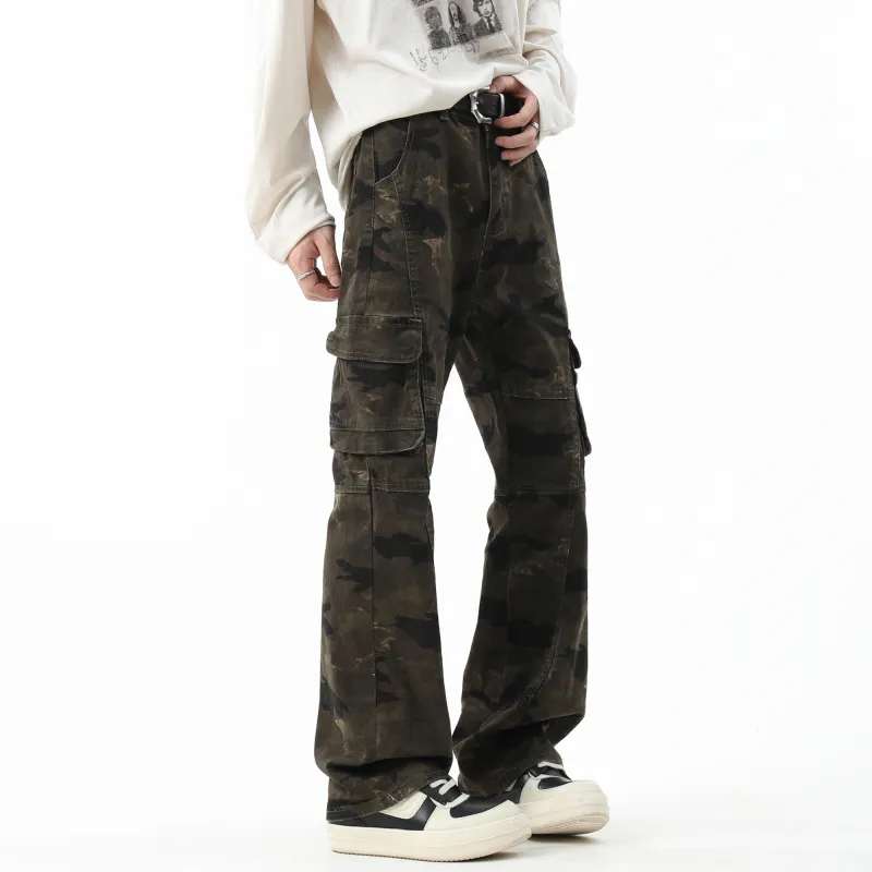 ACHS AWAKE Jeans Unisex Jungle Camouflage-3