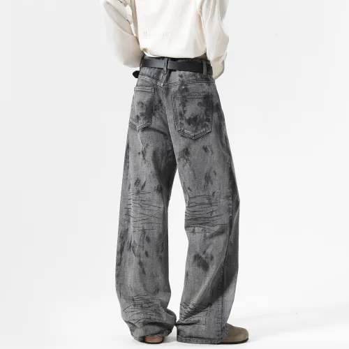 PANDA ADEVIL Jeans Men Vintage Blue
