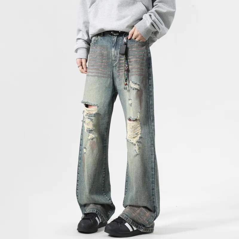 ACHS AWAKE Jeans Unisex Vintage Blue-1