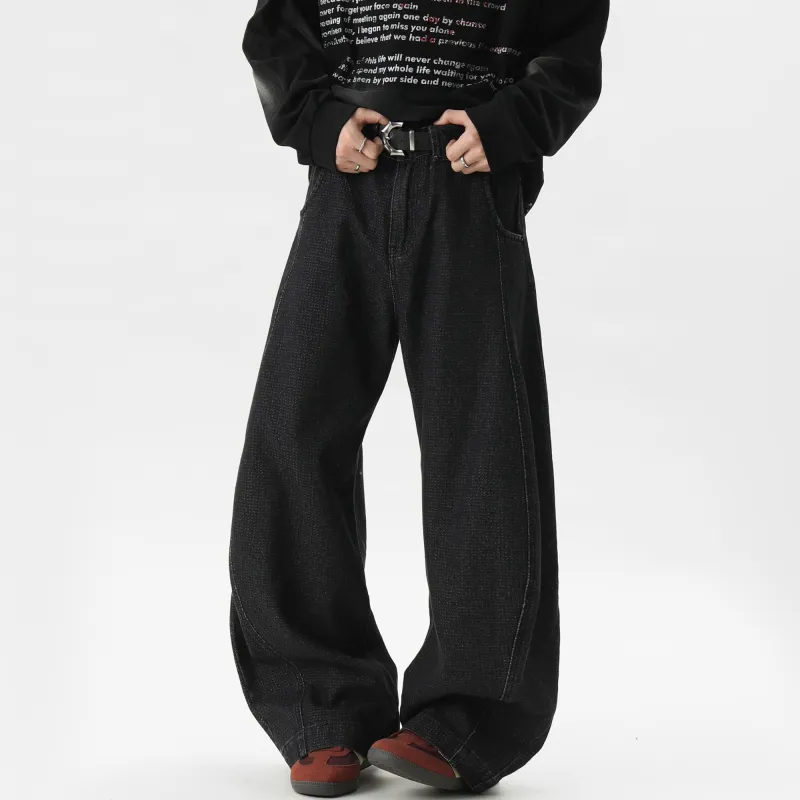 ACHS AWAKE Jeans Unisex Starry Black-3