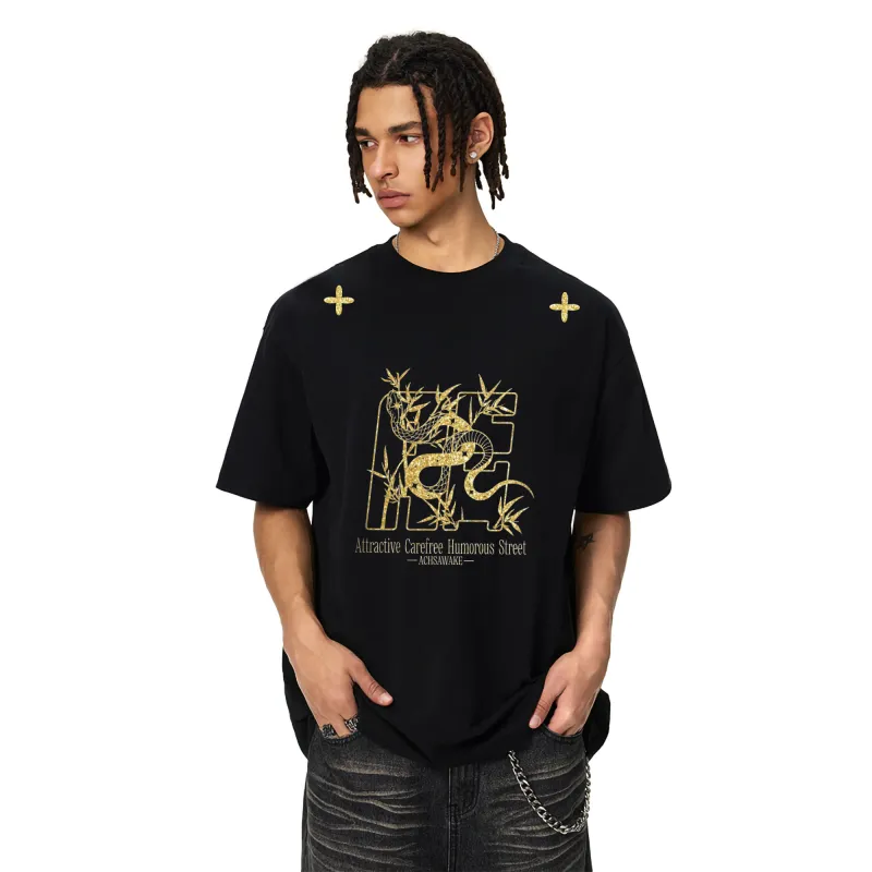 ACHS AWAKE Short Sleeved T Shirts Unisex-6