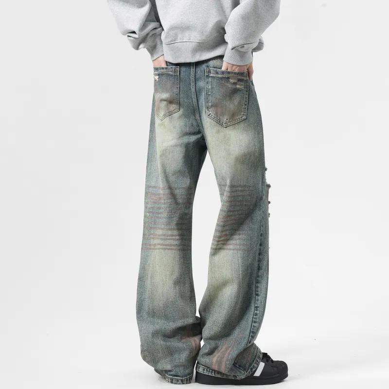 ACHS AWAKE Jeans Unisex Vintage Blue-5