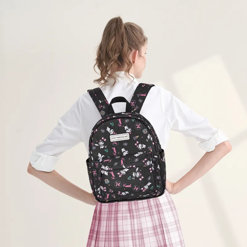Zgo Sanrio, Collaboration IP Edition Polyester Backpack Regular Women's Black-4