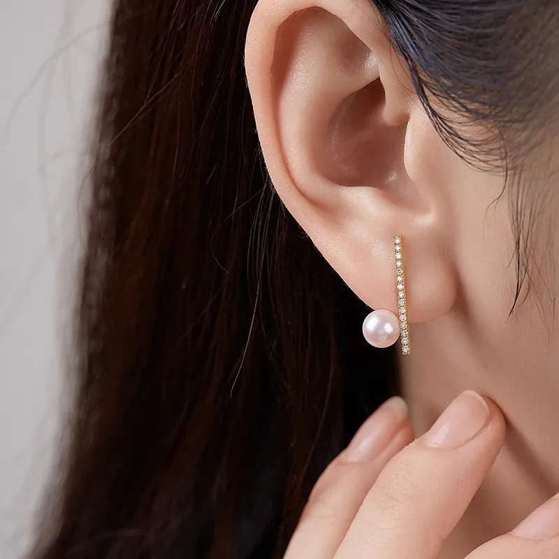 SEAZA Saltwater Pearl Earrings Women's-2