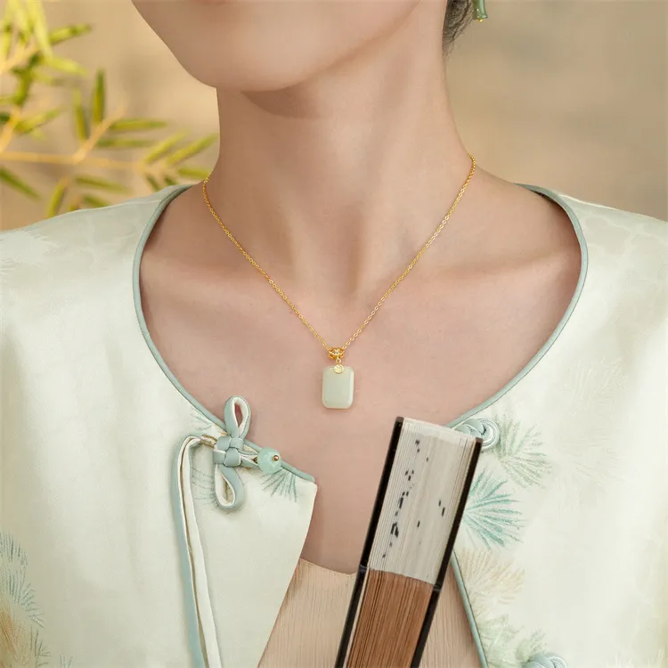 SEAZA Chalcedony Pendants Women's-2