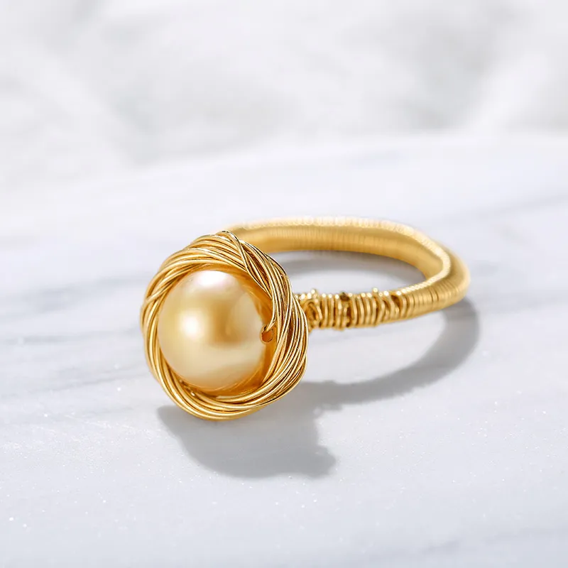 SEAZA Saltwater Pearl Rings Women's-4