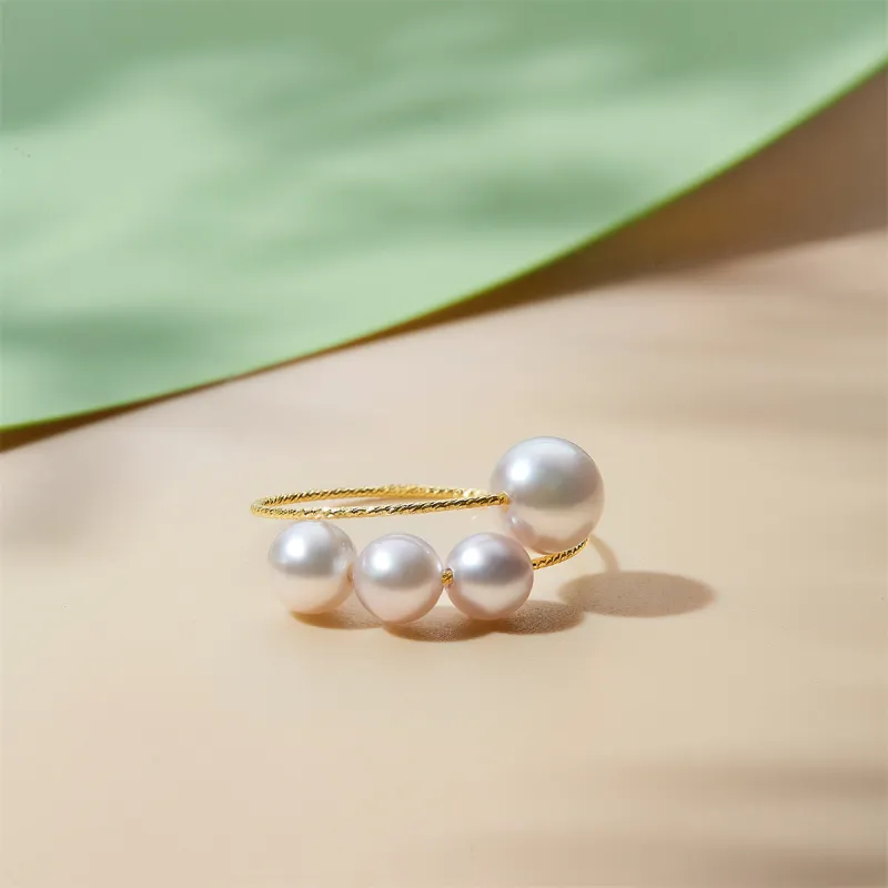 SEAZA Saltwater Pearl Rings Women's-3