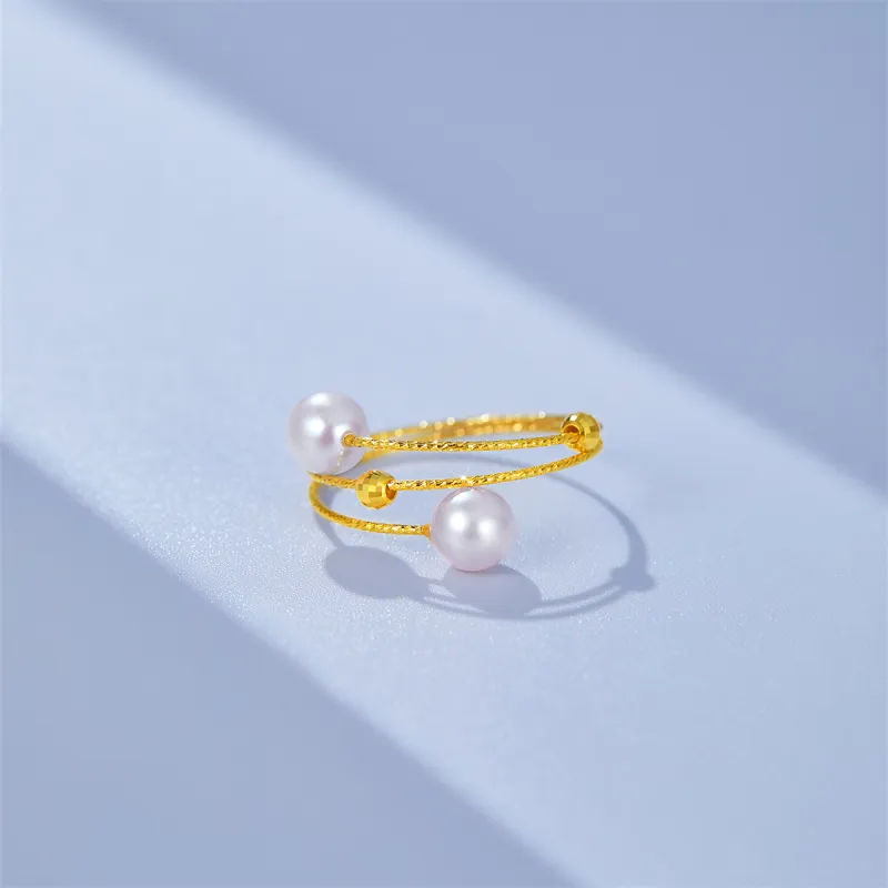 SEAZA Saltwater Pearl Rings Unisex-4
