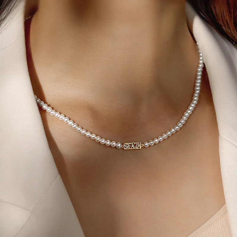 SEAZA Freshwater Pearl Necklaces Women's-3