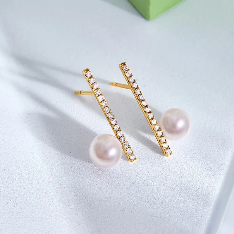 SEAZA Saltwater Pearl Earrings Women's-5