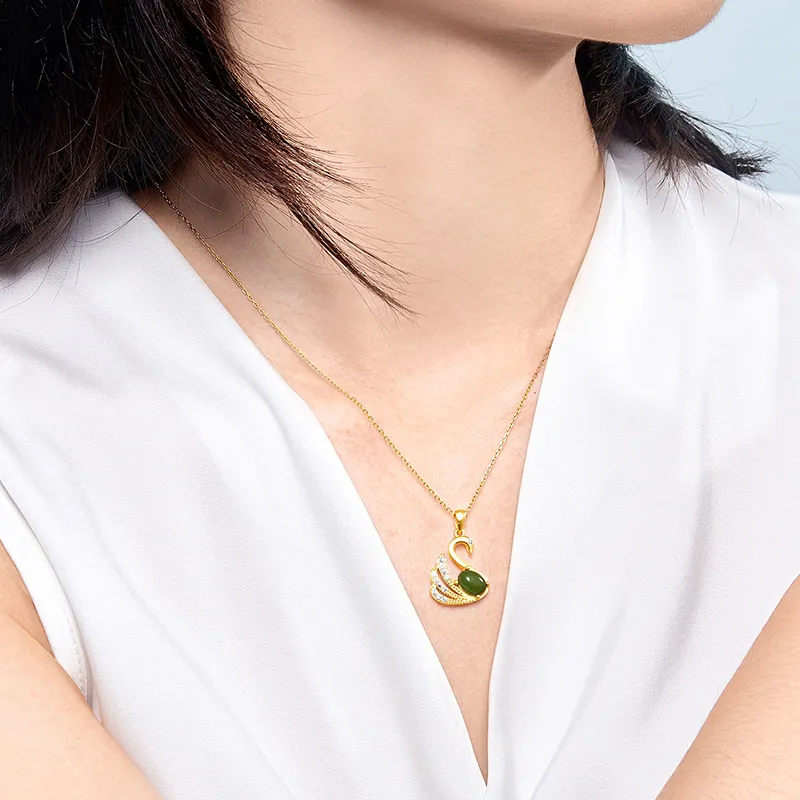 SEAZA Chalcedony Necklace For Gift Women's-2
