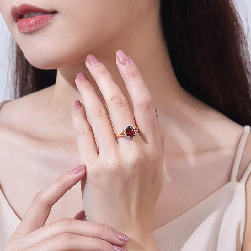 SEAZA Colored Gemstone Rings Women's-1