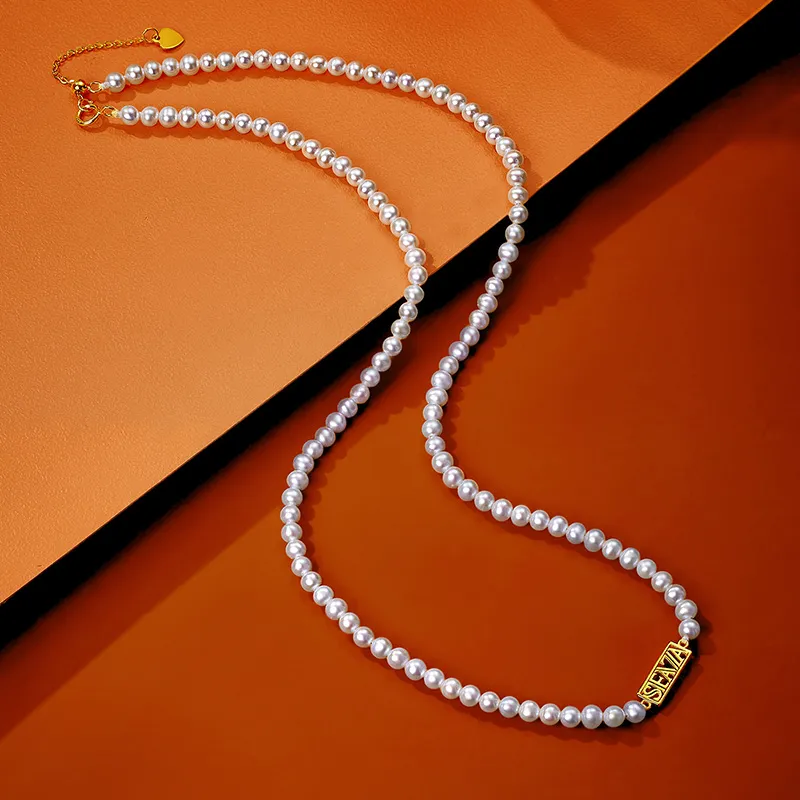 SEAZA Freshwater Pearl Necklaces Women's-5