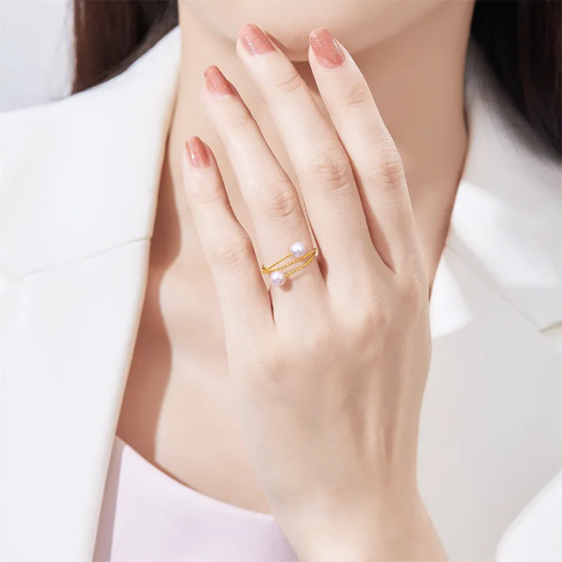 SEAZA Saltwater Pearl Rings Unisex-2
