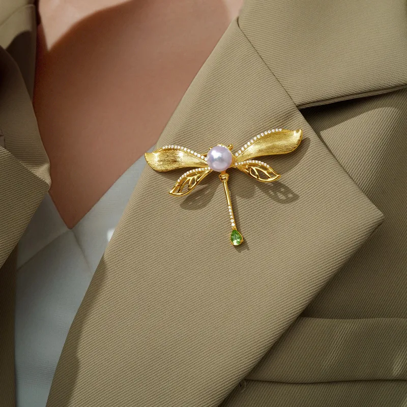 SEAZA Saltwater Pearl Brooches Women's-3