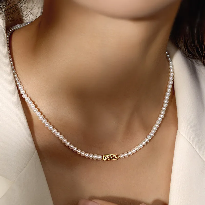 SEAZA Freshwater Pearl Necklaces Women's-2