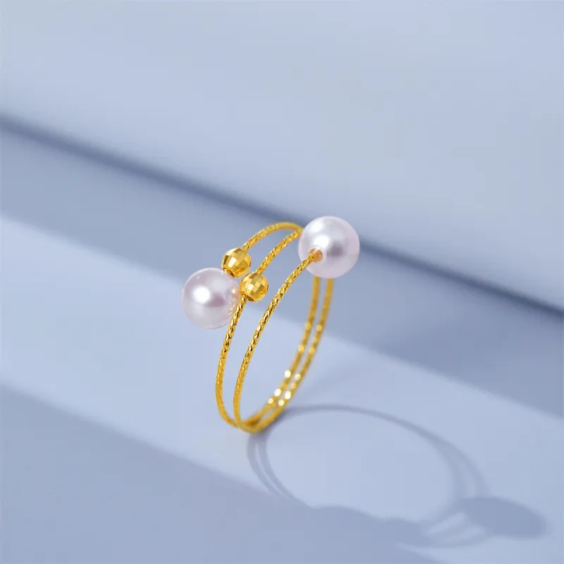 SEAZA Saltwater Pearl Rings Unisex-5
