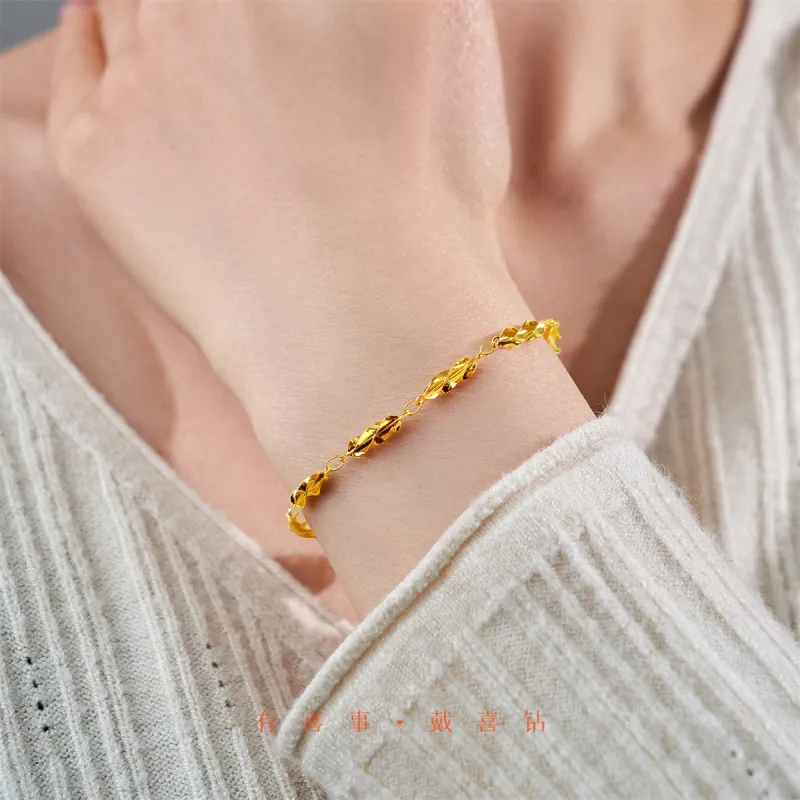 SEAZA S925 Silver Bracelets Women's Yellow-3