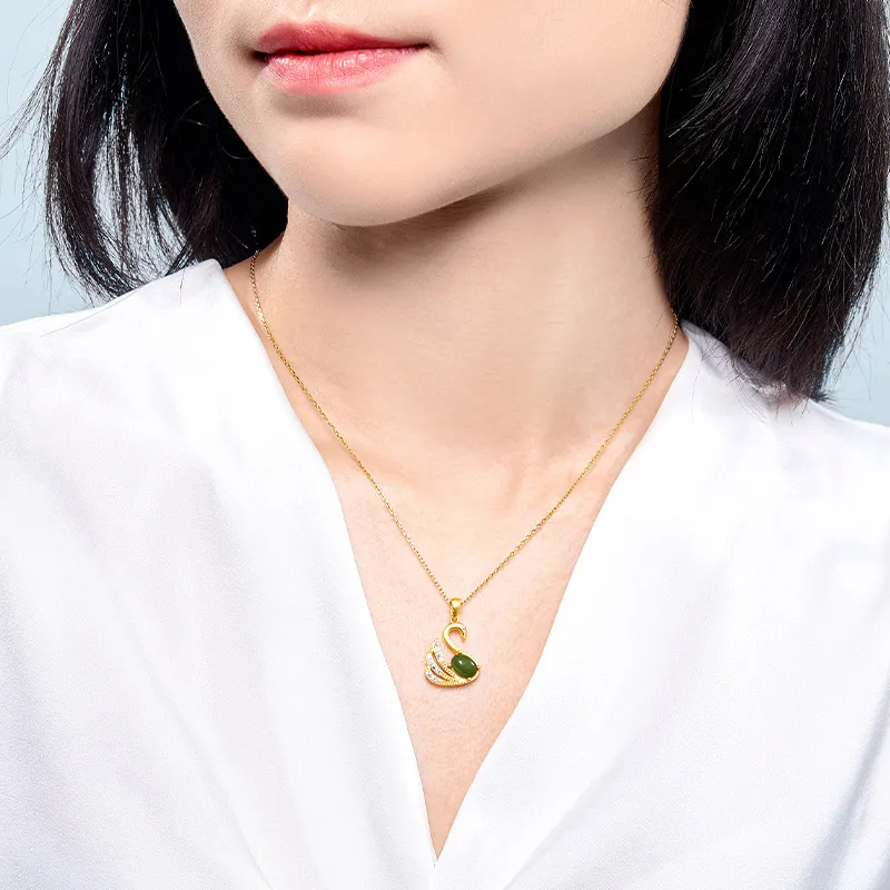 SEAZA Chalcedony Necklace For Gift Women's-1