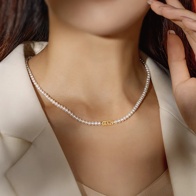SEAZA Freshwater Pearl Necklaces Women's-1