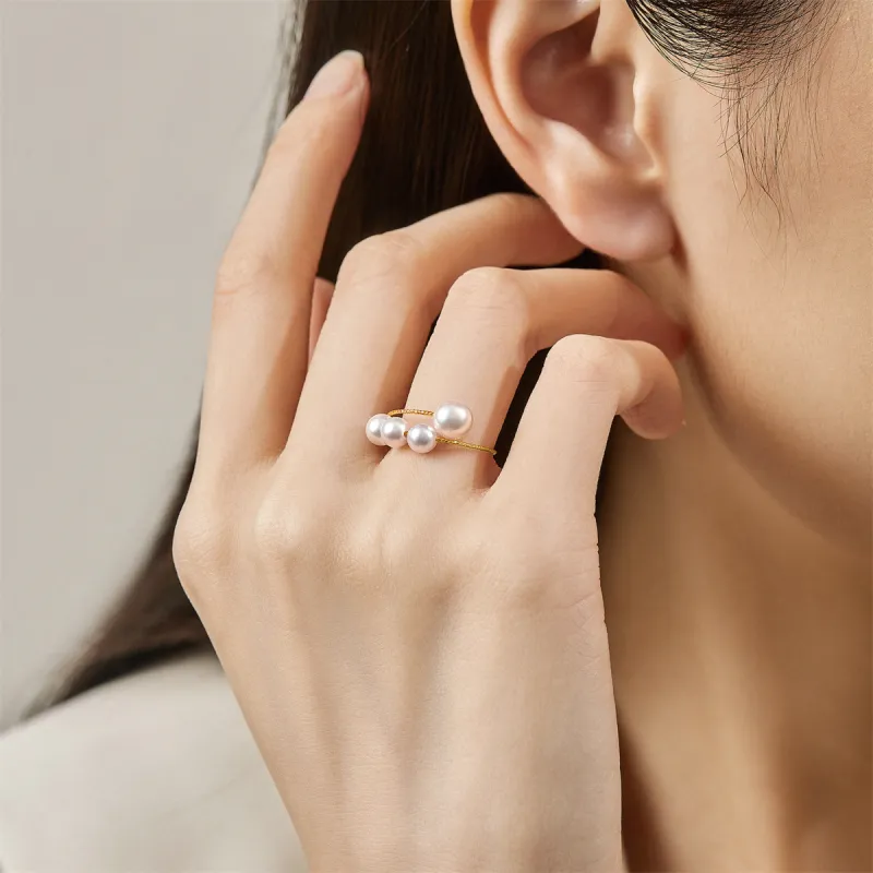 SEAZA Saltwater Pearl Rings Women's-1
