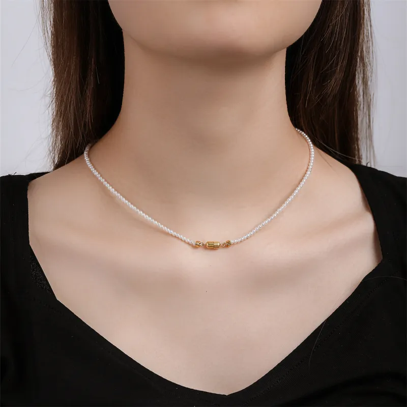 SEAZA Pearl Necklaces Women's-5