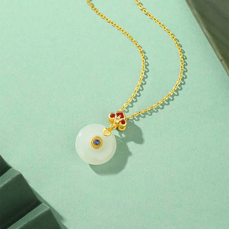 VANA Hetian Jade Necklaces White Jade Women's-1