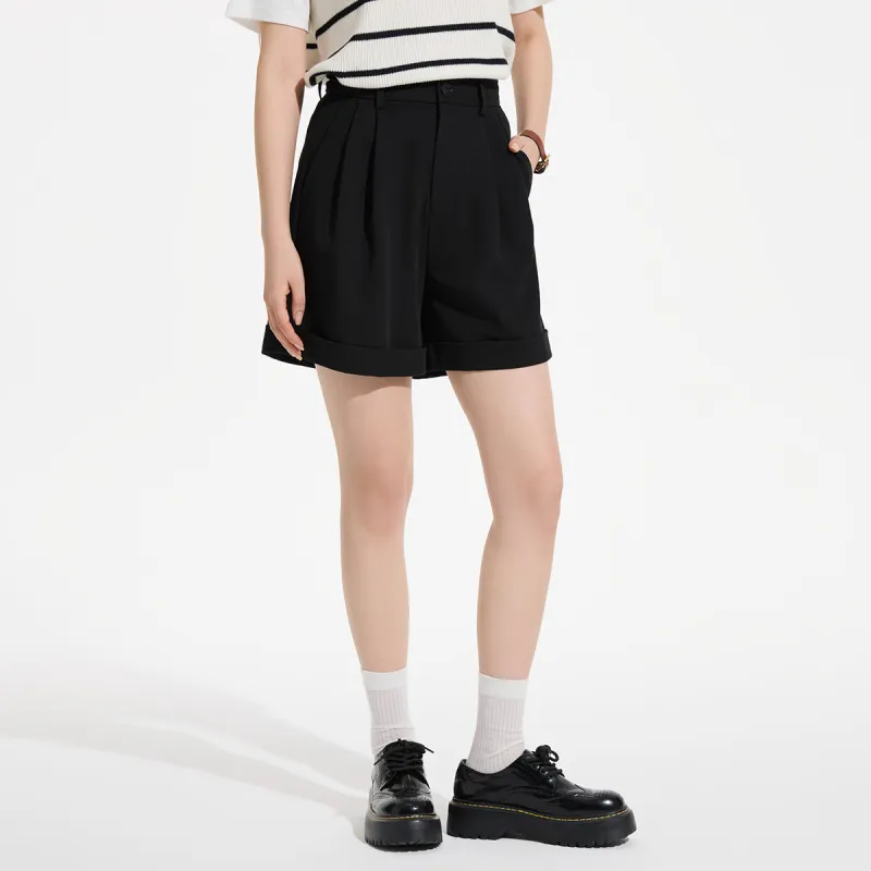 Hotwind Casual Shorts Women's 01 Black-2