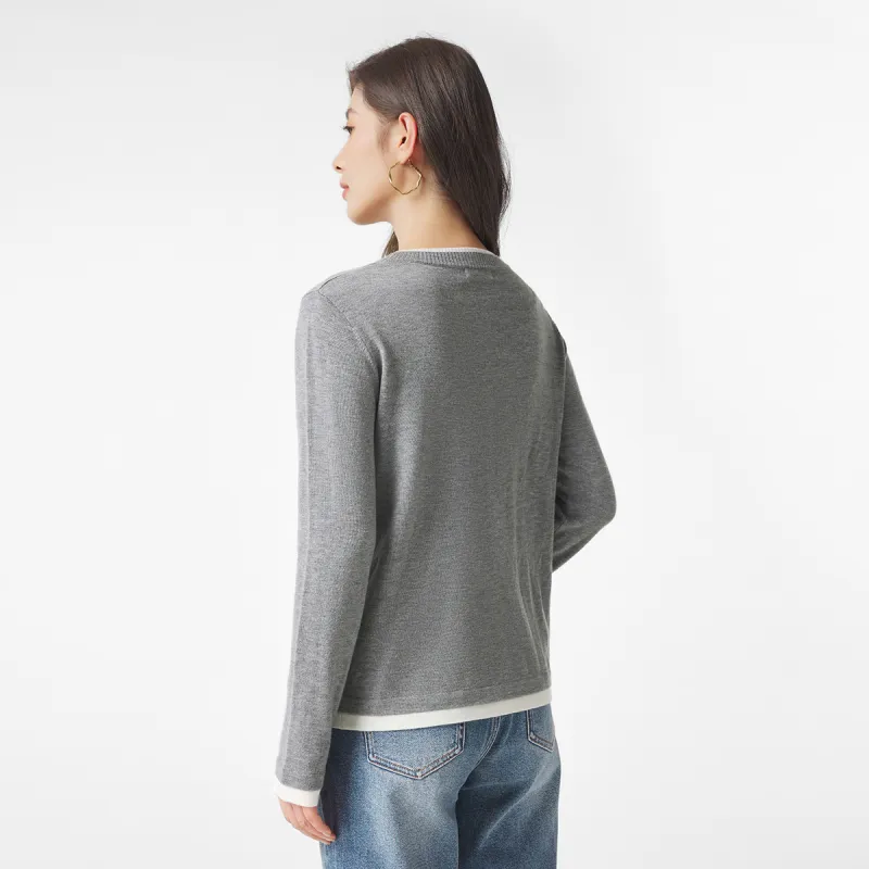 Hotwind Knitwear Women's 09 Gray-3