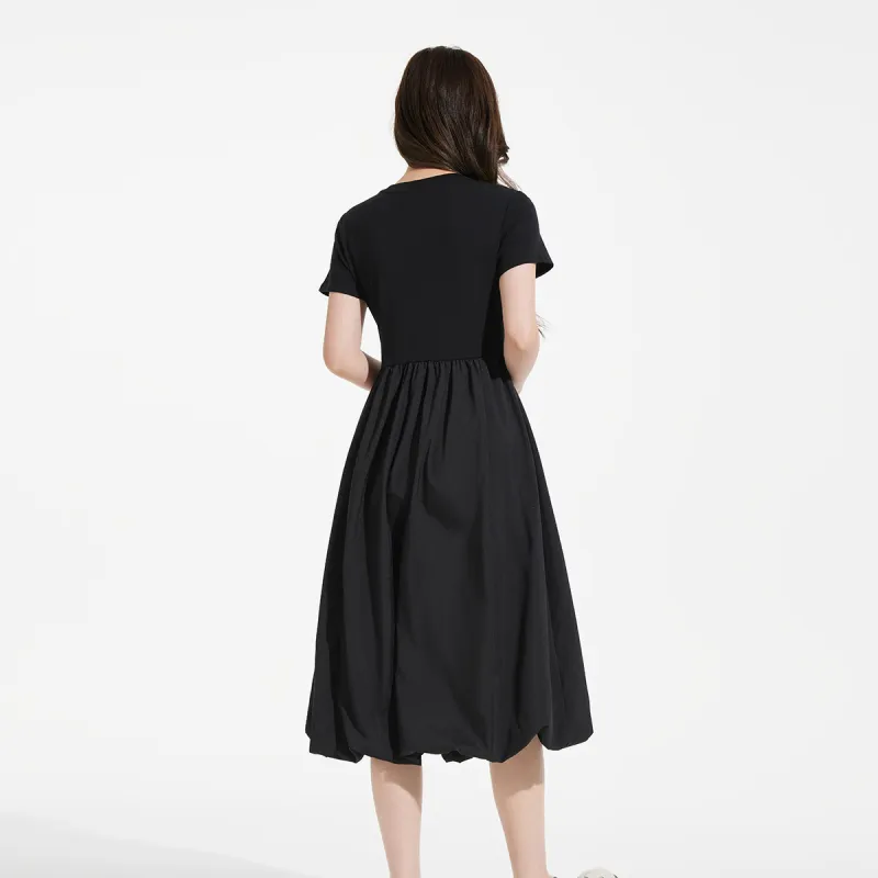 Hotwind Long Sleeved Dress Women's Black-3