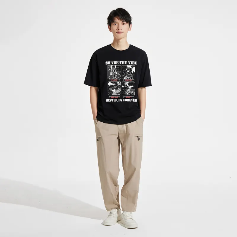 Hotwind Mickey Family Series T Shirt Men's-3