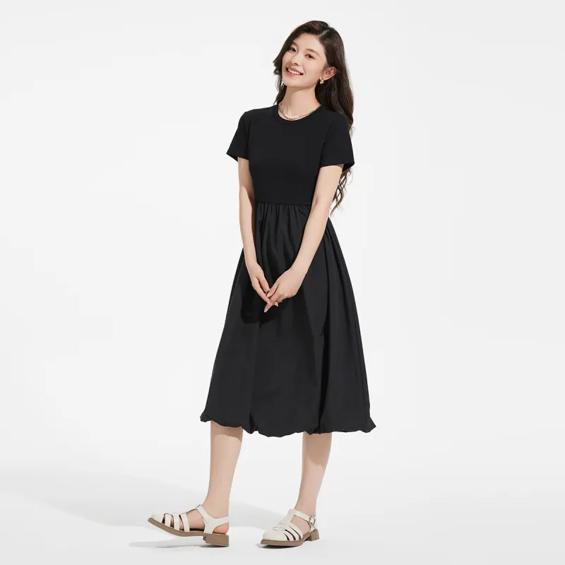 Hotwind Long Sleeved Dress Women's Black-4