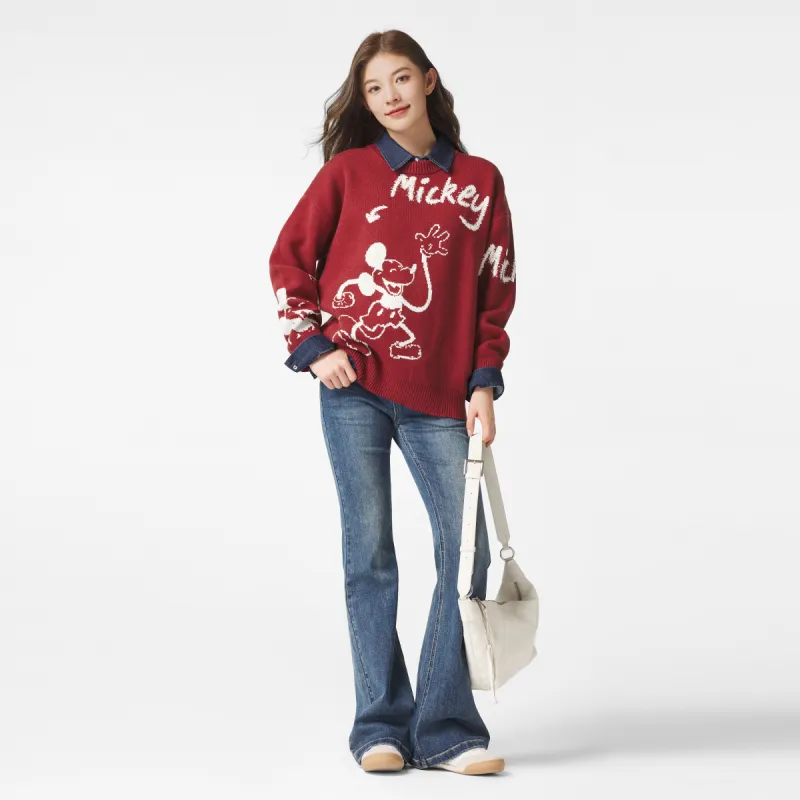 Hotwind Sweaters Women's Red-4