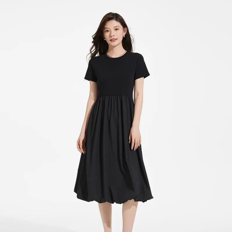 Hotwind Long Sleeved Dress Women's Black-2