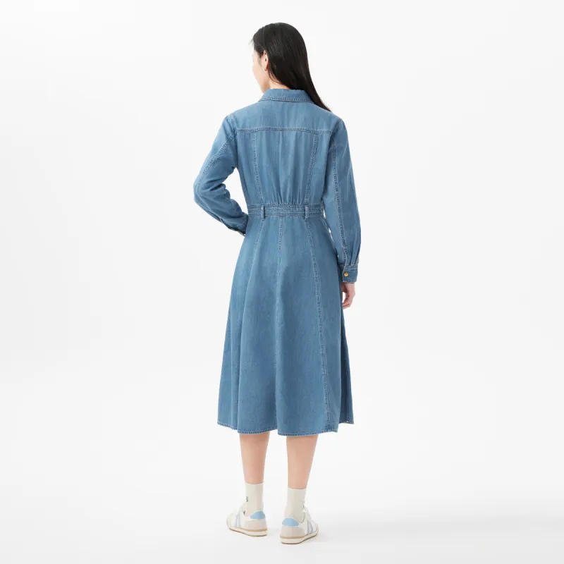 Hotwind Long Sleeved Dresses Women's Dark Blue-3