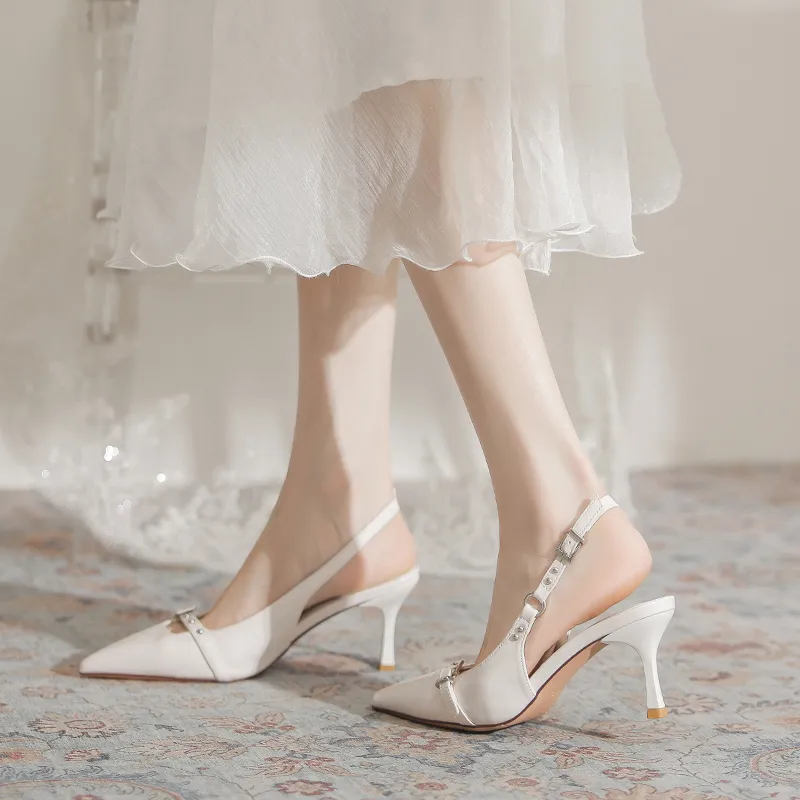 MABEL&CO Slim Heel High Heels 6.5cm Women's-7