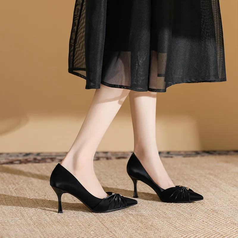 MABEL&CO Slim Heel High Heels 7.5cm Women's-2