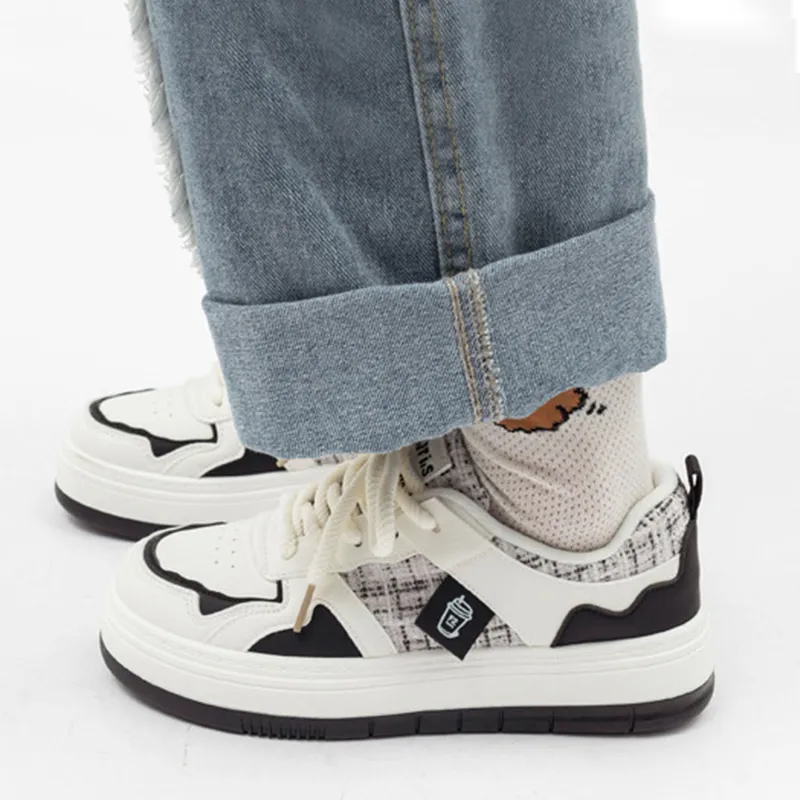 MABEL&CO Lightweight Height Increasing Low Top Skateboard Shoes Women's-2
