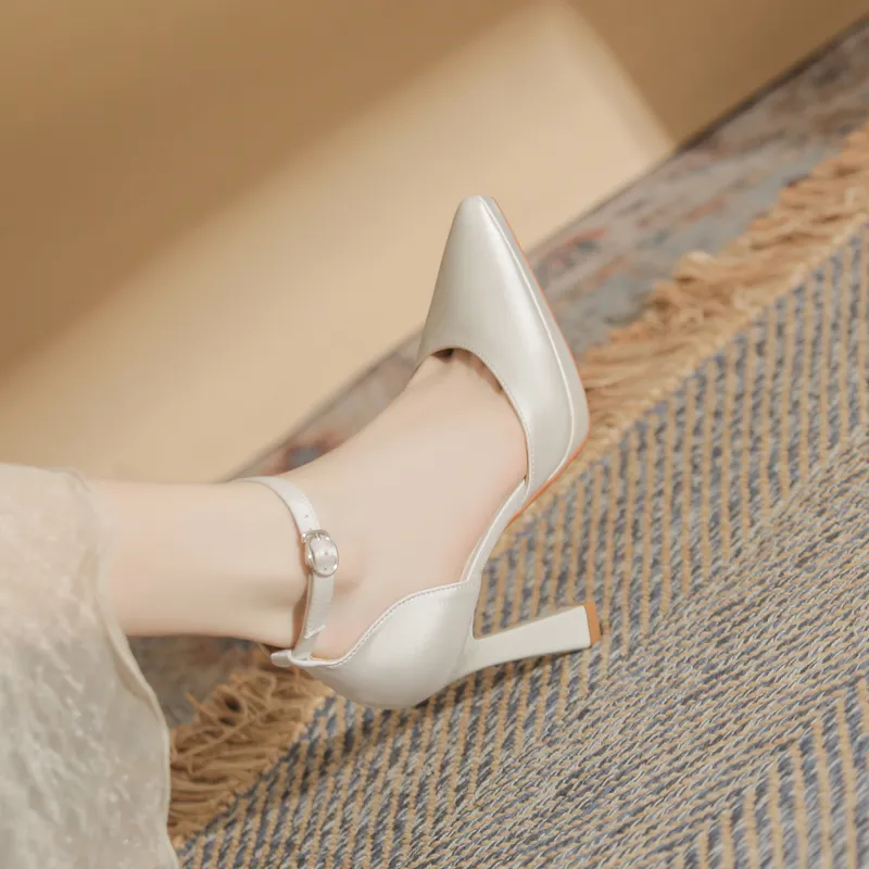 MABEL&CO Chunky Heel High Heels 10cm Women's-11
