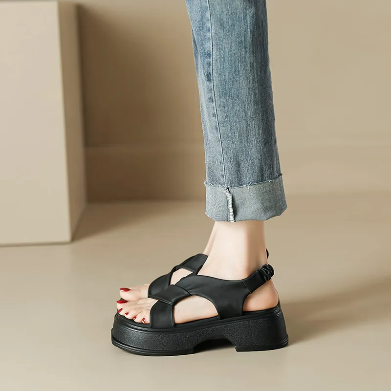 MABEL&CO One Strap Sandals 6cm Women's-6
