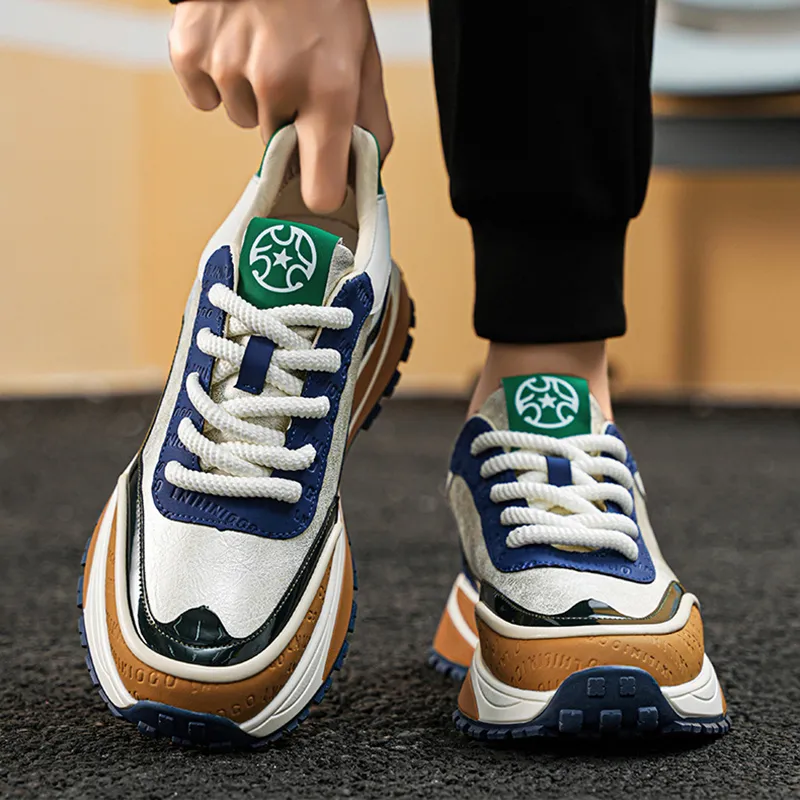 MABEL&CO Low Top Casual Shoes Men's Green-1