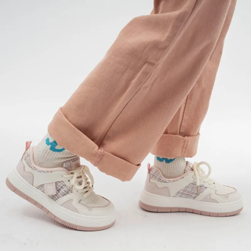 MABEL&CO Lightweight Height Increasing Low Top Skateboard Shoes Women's-10