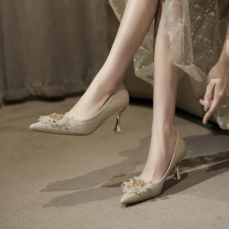 MABEL&CO High Heels Women's Champagne-1