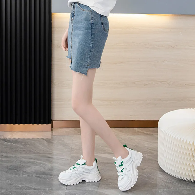 MABEL&CO Low Top Chunky Sneakers Women's Green-1