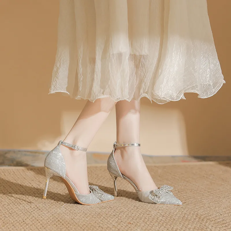 MABEL&CO High Heels Women's Silver-3