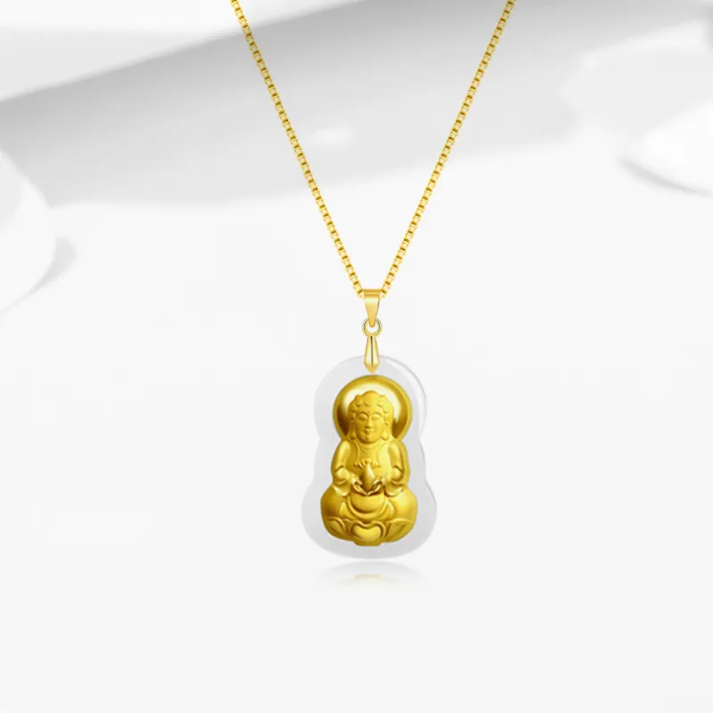 CGC Chalcedony Collarbone Chain Necklace Unisex-3