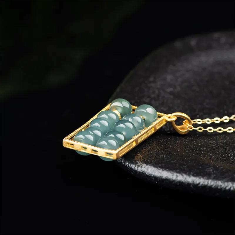 CGC Ice Glutinous Jadeite Necklaces Women's-6
